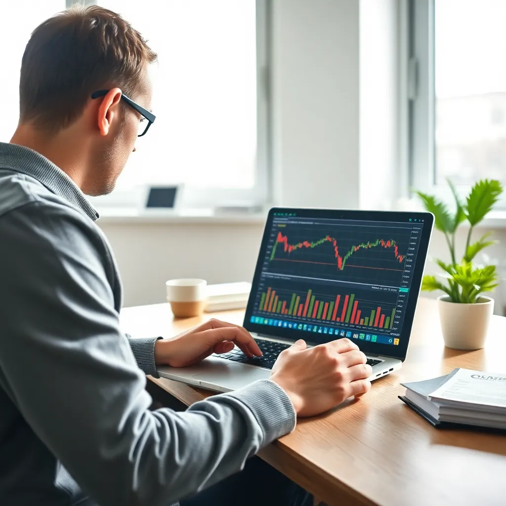 Persoon die financieel plan opstelt met calculator en documenten